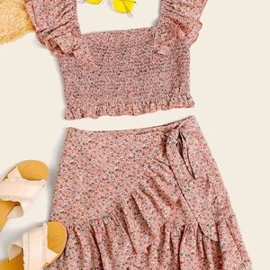 Super cute two piece summer dress